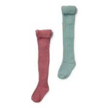 Little Dutch Calze per bambina in cotone biologico, 2 pezzi