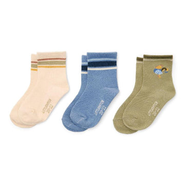Little Dutch Calzini per bambino in cotone biologico, 3 pezzi