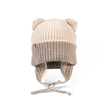 Fellhof Capello bebè beige in lana merino