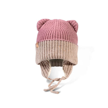Fellhof Capello bebè rosa in lana merino