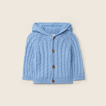 Wedoble Cardigan azzurro polvere
