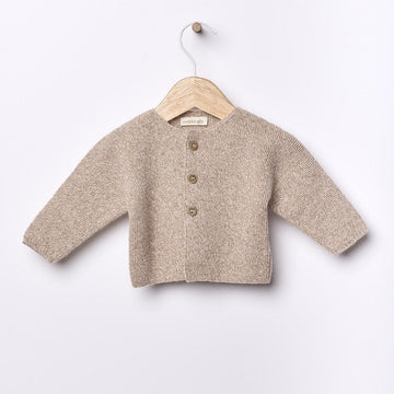 Wedoble Cardigan in lana beige