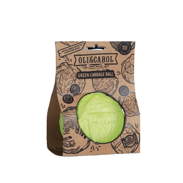 Baby ball cavolo verde - gioco massaggiagengive in lattice naturale - Oli & Carol