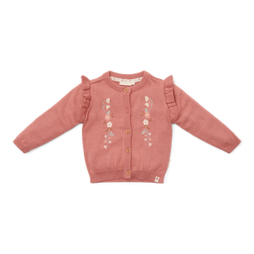 Little Dutch Cardigan bambina, Warm Rose