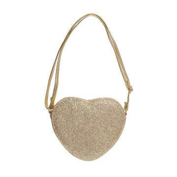 Rockahula- borsa cuore con glitter oro