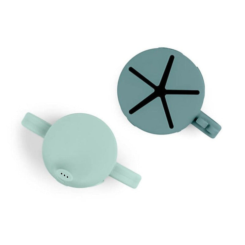 Set tazza Snack e Tazza con beccucio Peekaboo in silicone alimentare