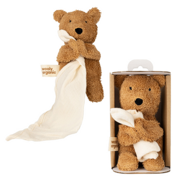 Wooly Organic- teddy caramello con dou dou