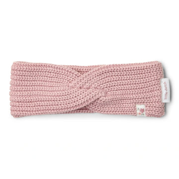 Little Dutch Fascetta capelli in Maglia, Rosa