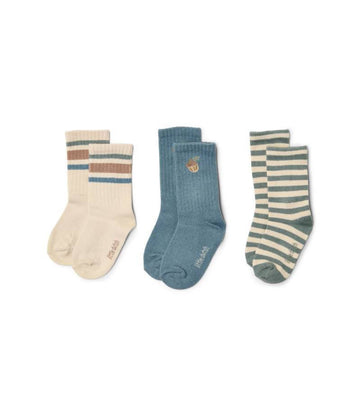 Little Dutch, set 3 pezzi calzini - Forest Friends