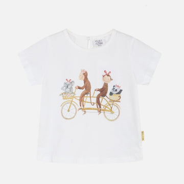 T-shirt bambina in cotone biologico, Alexie | Hust & Claire