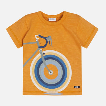 T-shirt bambino in cotone biologico, bike - Arthur
