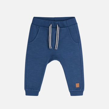 Pantalone bambino in cotone biologico, blu - Georgey | Hust & Claire