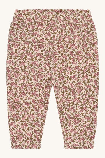 Leggings bambina a fiori rosa