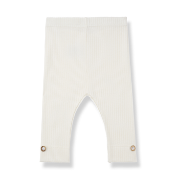 1+ in the Family Leggings bambina color panna  - Sina