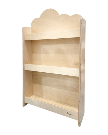 Libreria montessoriana, in legno naturale