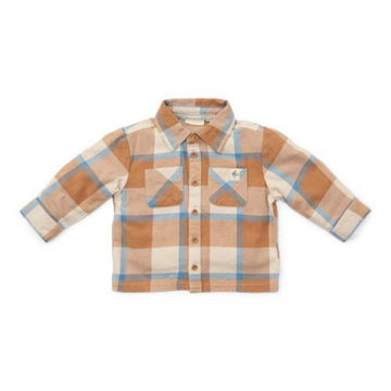 Little Dutch Camicia in flanella, Ice blue check
