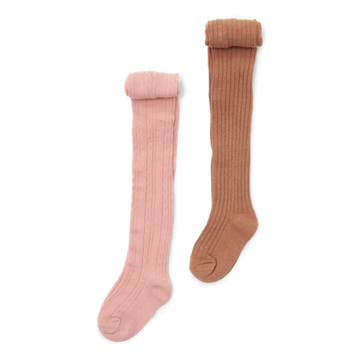 Little Dutch Collant per bambina in cotone biologico, 2 pezzi