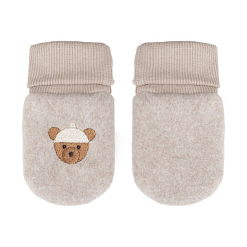 Wooly Organic- manopoline color talpa con orsetto