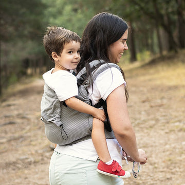 Marsupio ergonomico regolabile Toddler - Grey Diamond