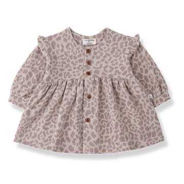 1+ in the Family Abito bambina, rosa leopardato - MATERA