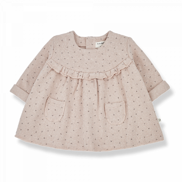 Abito Enea bambina, in caldo cotone tonalità rosa