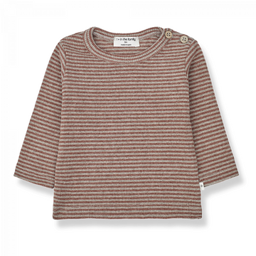 Maglia a manica lunga, righe zucca