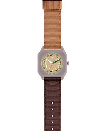 Mini Kyomo - orologio marrone scuro, marrone chiaro