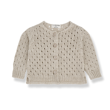 1+ in the Family Cardigan bambina beige - Telma