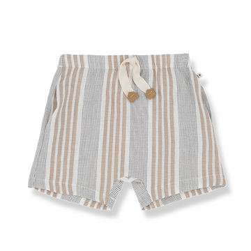 1+ in the Family Shorts bambino, righe beige - Antonio