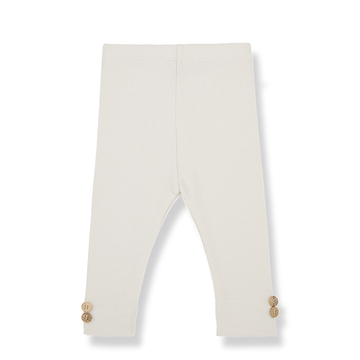 1+ in the Family Leggings bambina, bianco - Sina