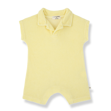 1+ in the Family Pagliaccetto neonato, color limone - Alaro