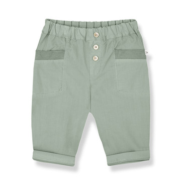 1+ in the Family Pantalone bambino verde oliva - Portbou