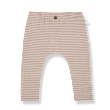 1+ in the Family Leggings bambina, righe nude - PIA