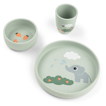 Set prima pappa, Elphee verde  - 100% PP alimentare