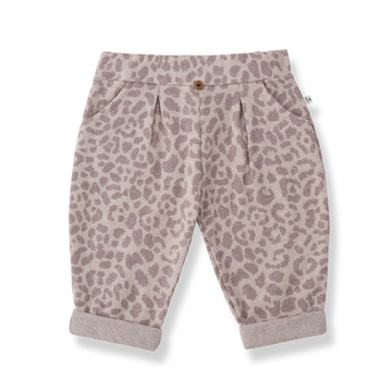1+ in the Family Pantalone leopardato rosa - ROMA