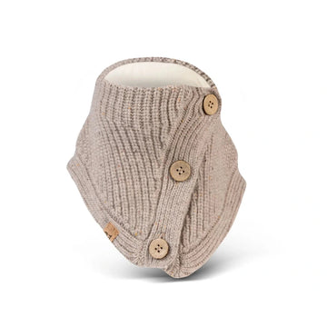 Fellhof Scaldacollo bebè beige in lana merino