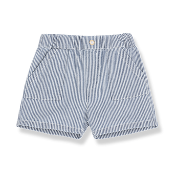 1+ in the Family Shorts bambino a righe color denim  - Andratx