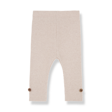 1+ in the Family Leggings bambina, color nude - SINA