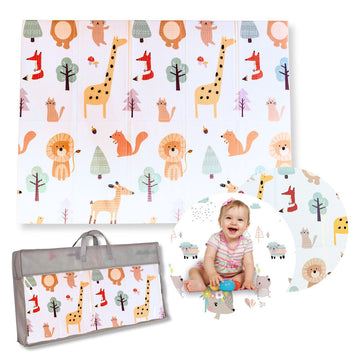 Tappeto gioco pieghevole animal friends