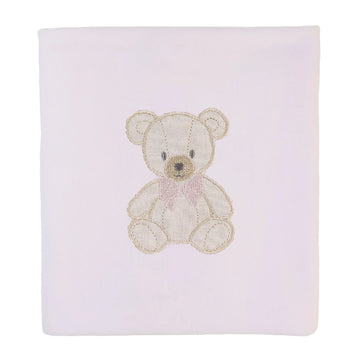 Copertina in ciniglia, teddy Rosa- Baby G