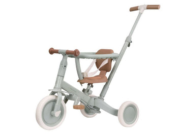 Triciclo e bicicletta 4 in 1 color pistacchio