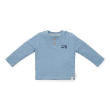 Little Dutch Maglia bambino, waffle Ice blu