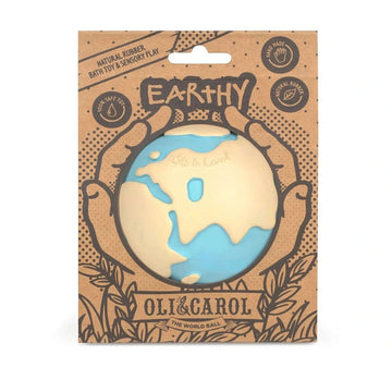 Baby ball mondo - gioco massaggiagengive in lattice naturale - Oli & Carol