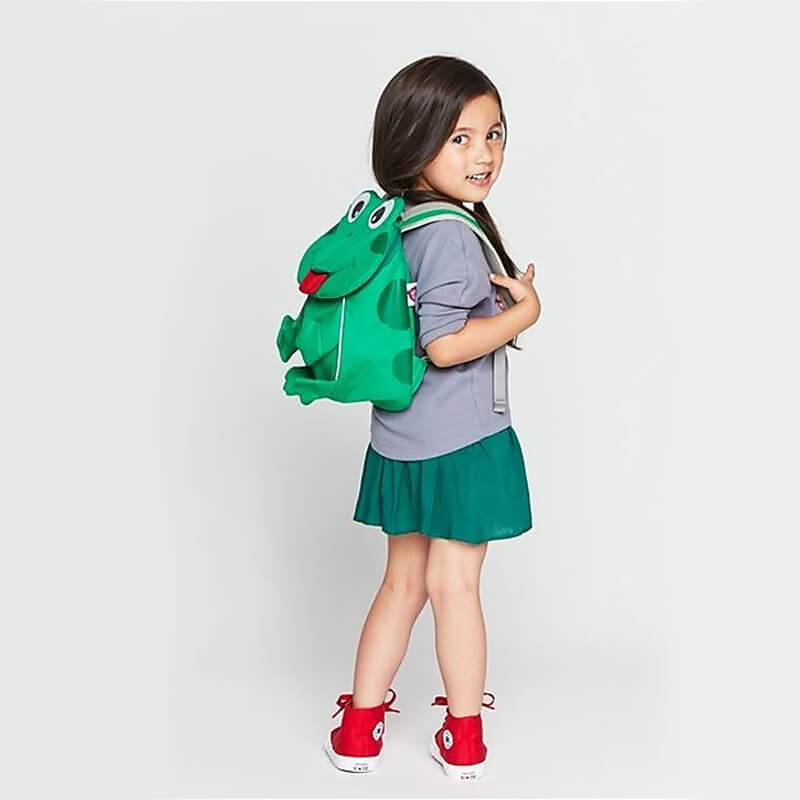 Zaino Rana verde Affenzahn per bambini
