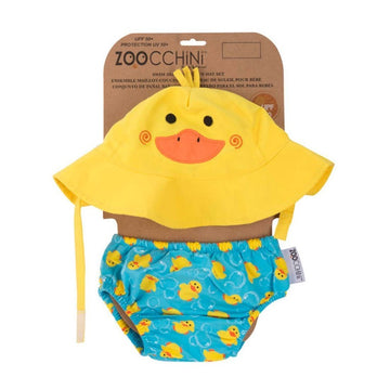 Costume contenitivo e cappellino protezione UPF 50 - anatroccolo
