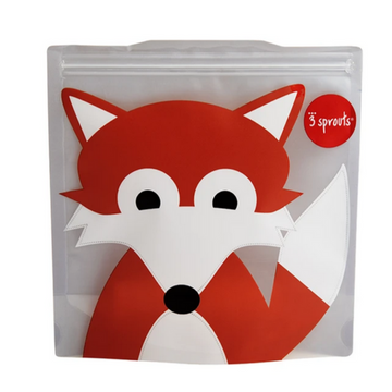 Maxi bustine porta merenda riutilizzabili, Volpe