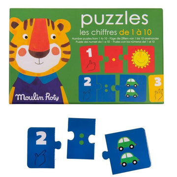 Puzzle numeri imparo a contare - Moulin Roty