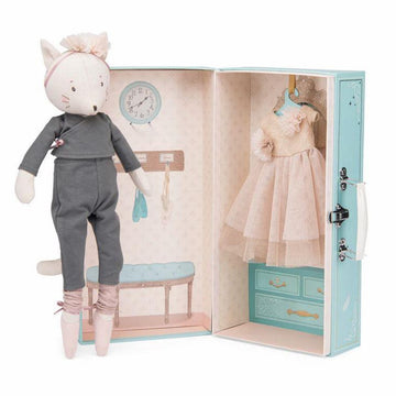 Valigia armadio con la gattina ballerina Cèlestine, Moulin Roty