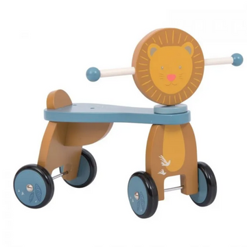 Moulin Roty® Cavalcabile in legno Leone, Sous Mon Baobab