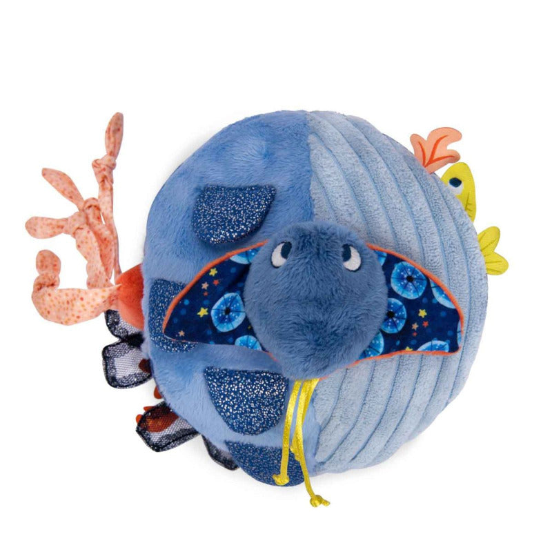 Palla morbida multiattività sensoriale per neonato, Les aventures de Paulie, Moulin Roty